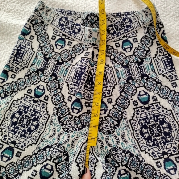 Free People Sun In The West knitted wide leg trousers in cream Blue Sz S - Picture 10 of 11